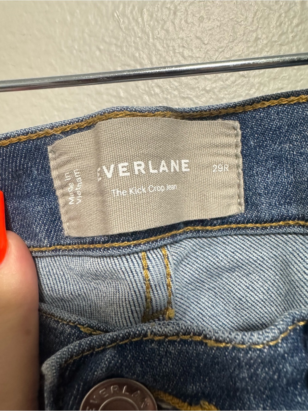 Everlane The Kick Cropped Jean Distressed - Picture 4 of 10